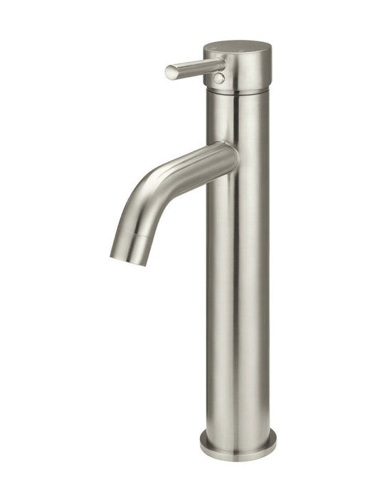 Round Tall Basin Curved - Brushed Nickel
