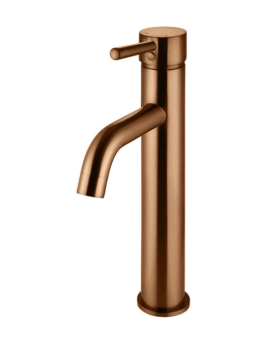 Round Tall Basin Curved - Lustre Bronze