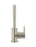 Round Gooseneck Basin Mixer With Cold Start - Brushed Nickel