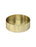 Lavello Round Steel Bathroom Basin 380 x 110 - Tiger Bronze