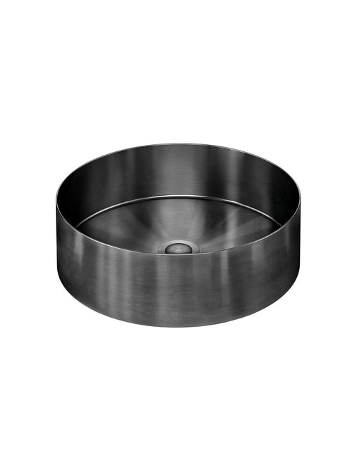 Lavello Round Steel Bathroom Basin 380 x 110 - PVD Shadow