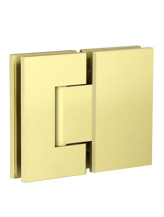 Glass to Glass Shower Door Hinge - Tiger Bronze