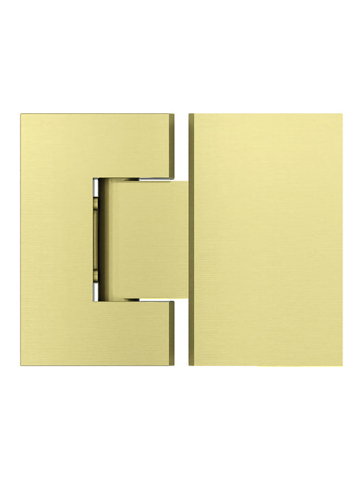 Glass to Glass Shower Door Hinge - Tiger Bronze