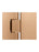 Glass to Glass Shower Door Hinge - Lustre Bronze