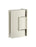 Glass to Wall Shower Door Hinge - Brushed Nickel