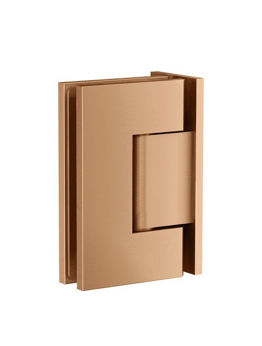 Glass to Wall Shower Door Hinge - Lustre Bronze