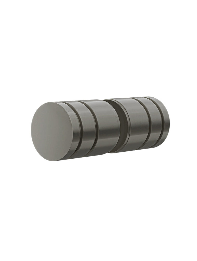 Shower Door Round Handle - Shadow Gunmetal