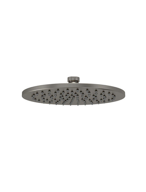 Round Shower Rose 200mm - Shadow Gunmetal