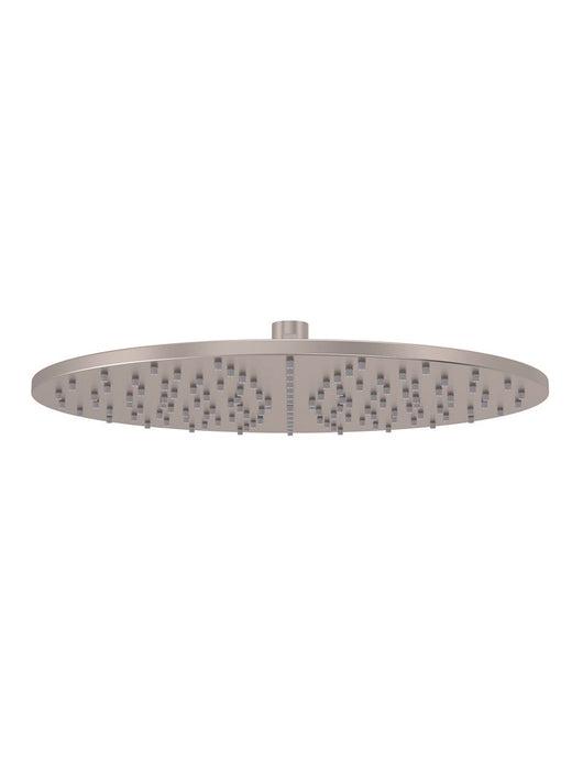 Round Shower Rose 300mm - Champagne