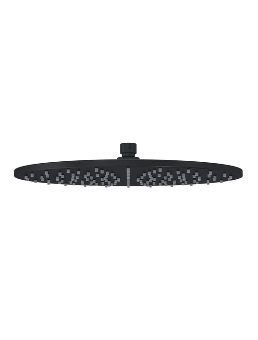 Round Shower Rose 300mm - Matte Black