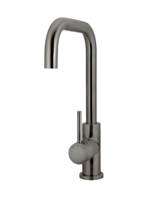 Round Kitchen Mixer Tap - Shadow Gunmetal