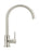 Round Gooseneck Kitchen Mixer Tap - Brushed Nickel