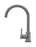 Round Gooseneck Kitchen Mixer Tap - Shadow Gunmetal