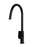 Round Paddle Piccola  Pull Out Kitchen Mixer Tap - Matte Black