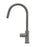 Round Pinless Piccola  Pull Out Kitchen Mixer Tap - Shadow Gunmetal