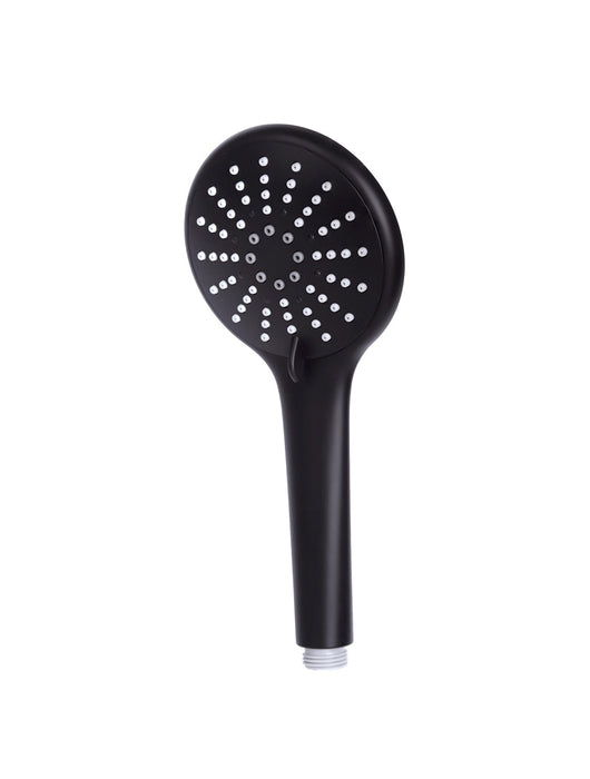 Round Hand Shower Three-Function  - Matte Black