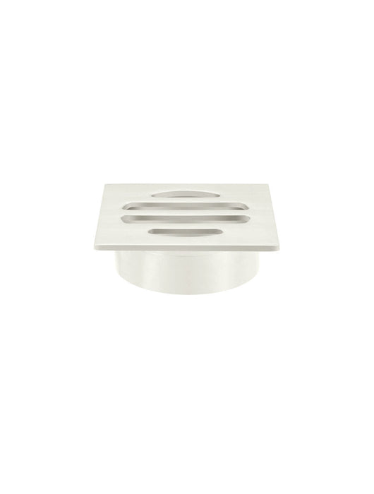 Square Floor Grate Shower Drain 50mm Outlet - Brushed Nickel