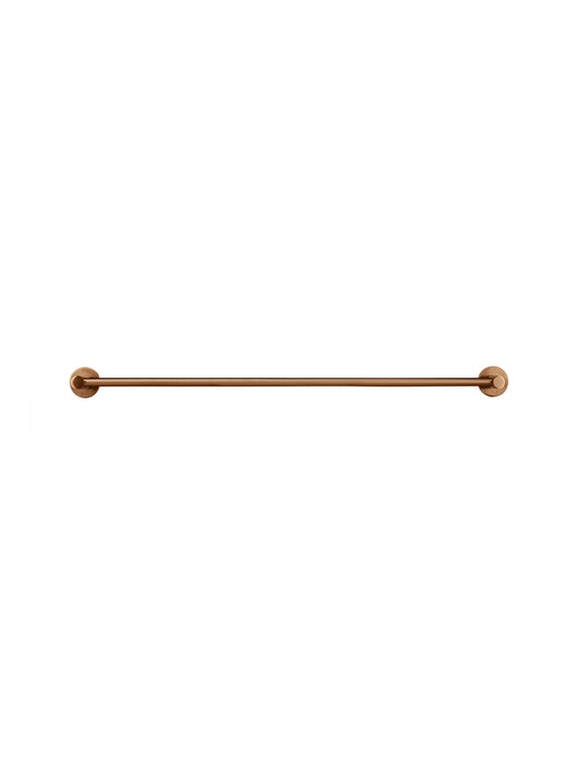 Round Double Towel Rail 600mm -  Lustre Bronze