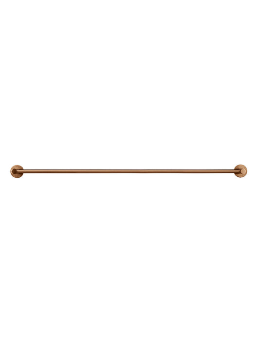 Round Double Towel Rail 900mm - Lustre Bronze