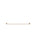Round Single Towel Rail 600mm - Champagne