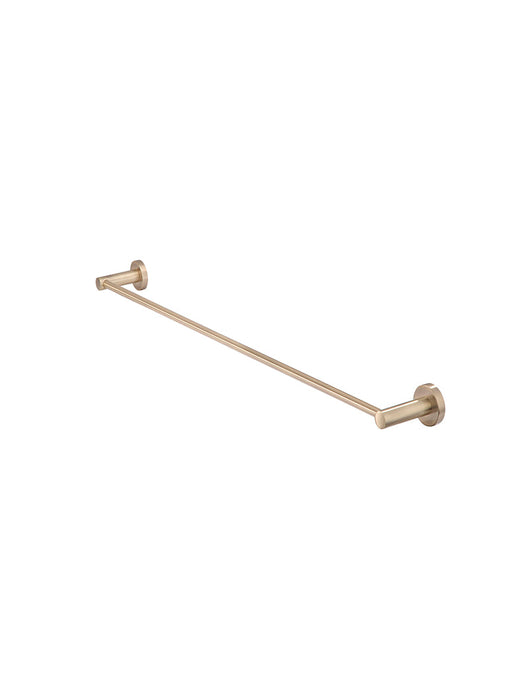 Round Single Towel Rail 600mm - Champagne