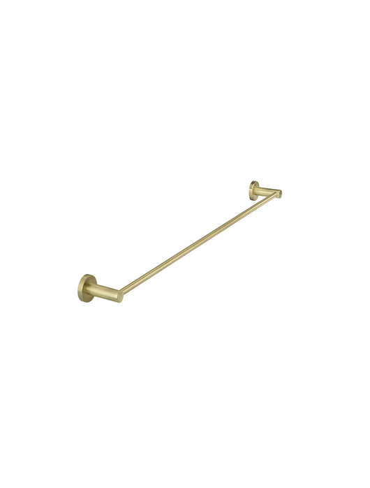 Round Single Towel Rail 600mm - Tiger Bronze