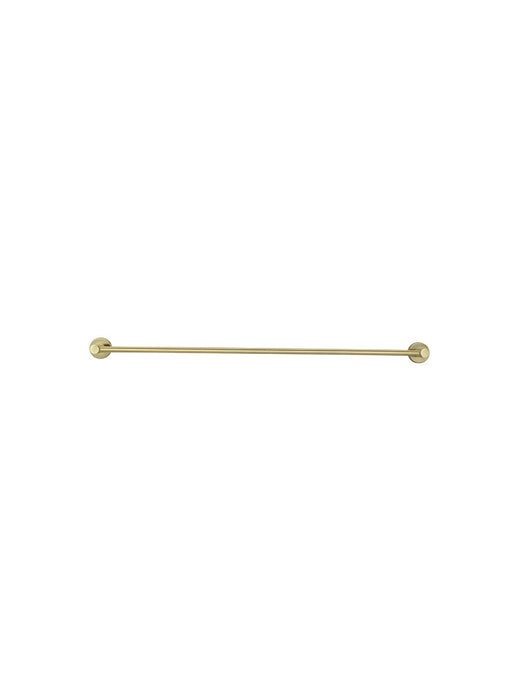 Round Single Towel Rail 600mm - Tiger Bronze