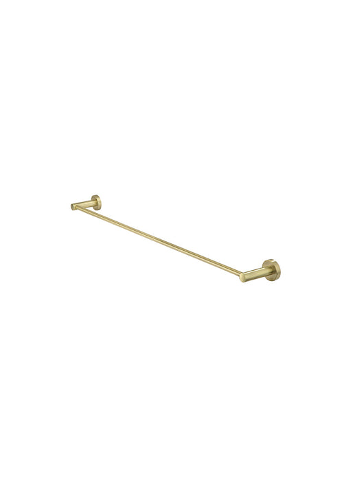 Round Single Towel Rail 600mm - Tiger Bronze