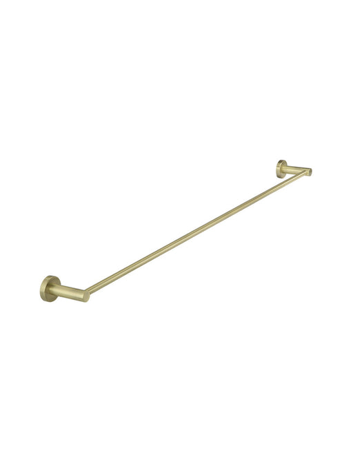 Round Single Towel Rail 900mm - Tiger Bronze