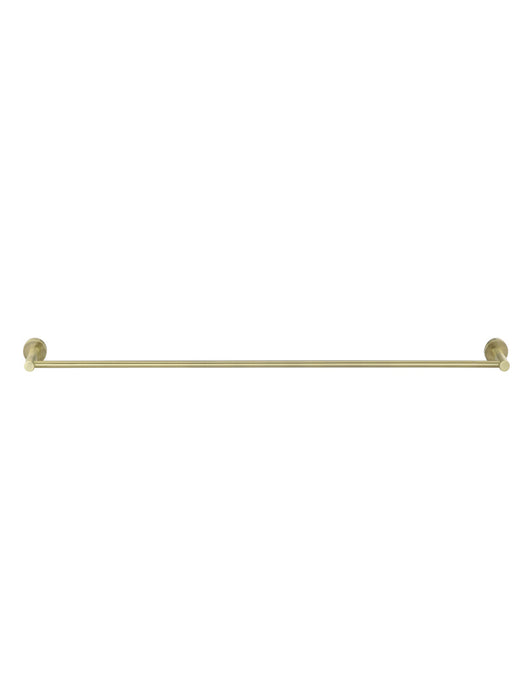 Round Single Towel Rail 900mm - Tiger Bronze