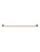 Round Single Towel Rail 900mm - Lustre Bronze