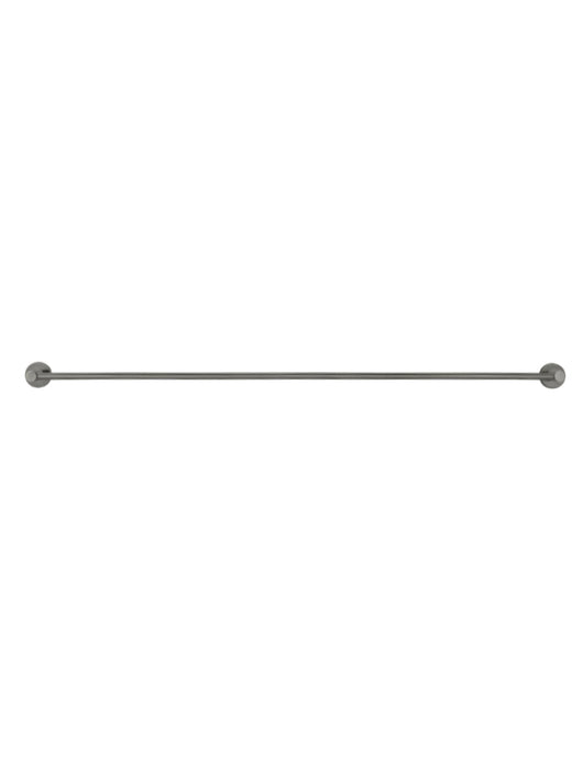 Round Single Towel Rail 900mm - Shadow Gunmetal