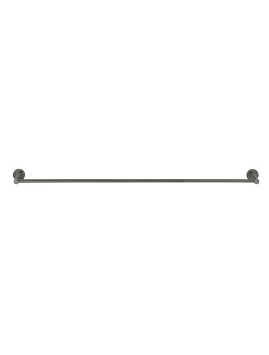 Round Single Towel Rail 900mm - Shadow Gunmetal