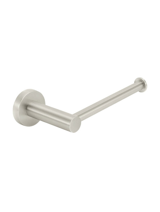 Round Toilet Roll Holder -  Brushed Nickel