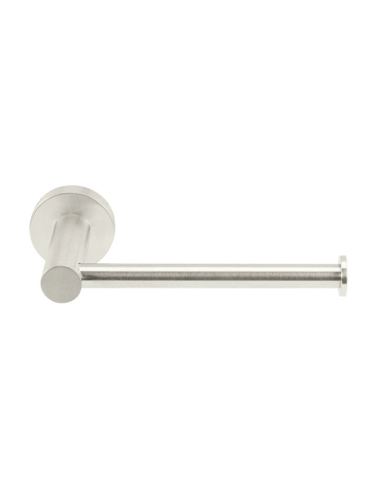 Round Toilet Roll Holder -  Brushed Nickel