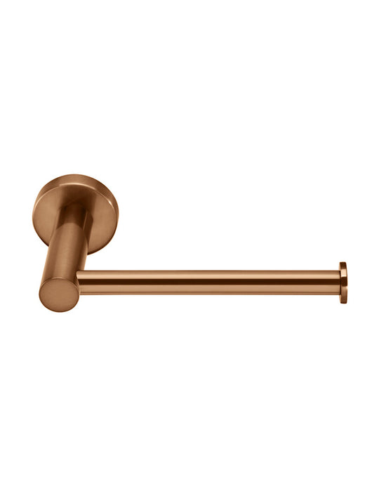 Round Toilet Roll Holder -  Lustre Bronze