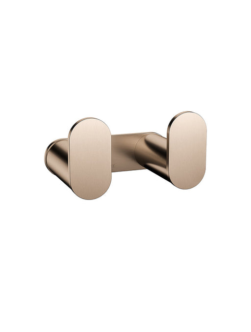Curvaé Double Robe Hook - Champagne