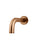 Universal Round Curved Spout 130mm - Lustre Bronze