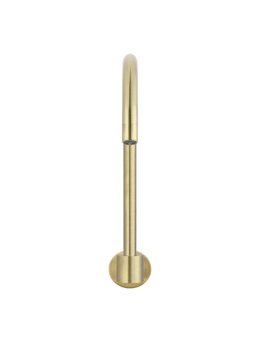 Round High-Rise Swivel Wall Spout - Tiger Bronze