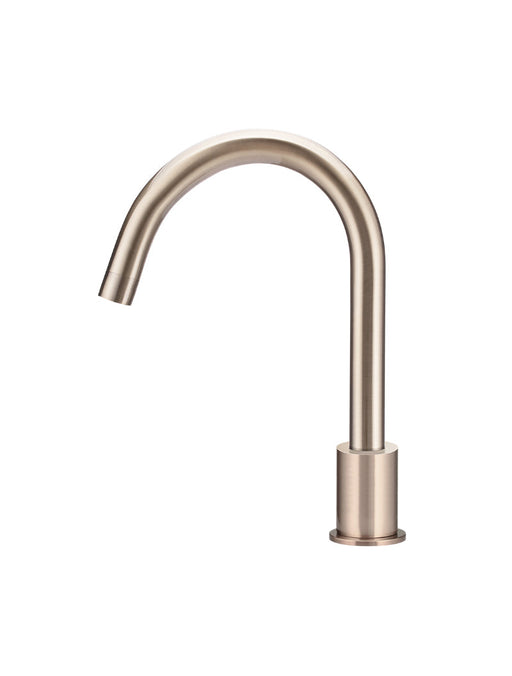 Round Hob Mounted Swivel Spout - Champagne