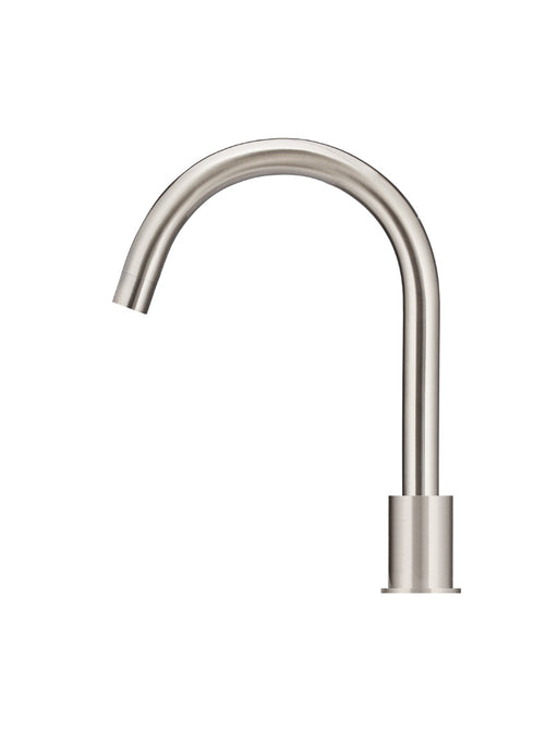 Round Hob Mounted Swivel Spout - Brushed Nickel