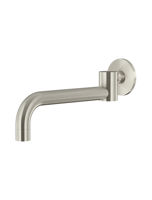 Round Swivel Wall Spout - Brushed Nickel