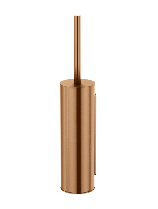 Round Toilet Brush & Holder - Lustre Bronze