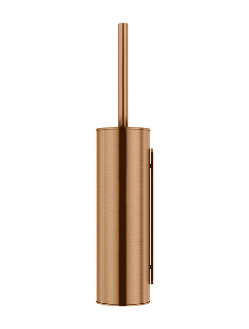 Round Toilet Brush & Holder - Lustre Bronze