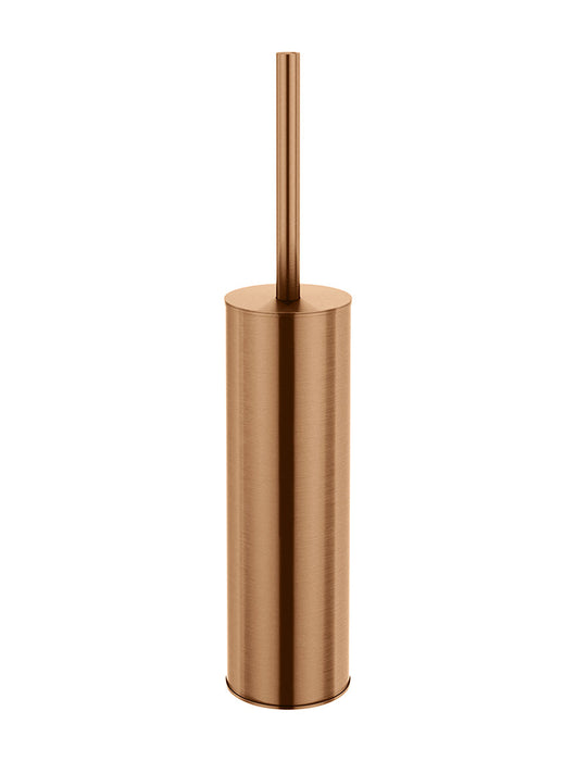 Round Toilet Brush & Holder - Lustre Bronze