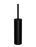 Round Toilet Brush & Holder - Matte Black