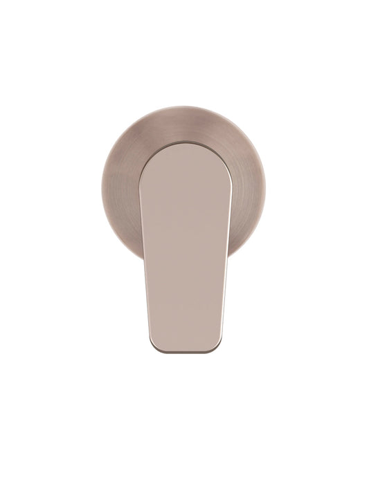 Round Wall Mixer Paddle Handle - Champagne