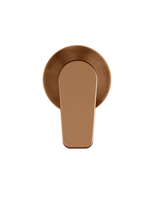 Round Wall Mixer Paddle Handle Trim Kit (In-Wall Body Not Included) - Lustre Bronze