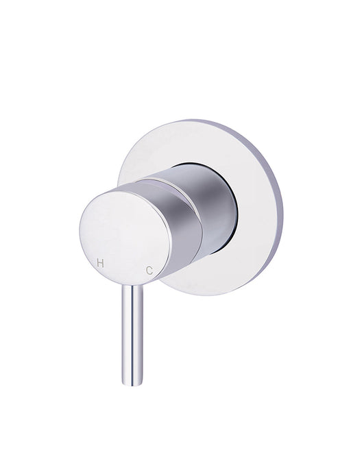 Round Wall Mixer Short Pin-Lever Trim Kit (In-Wall Body Not Included)  - Polished Chrome