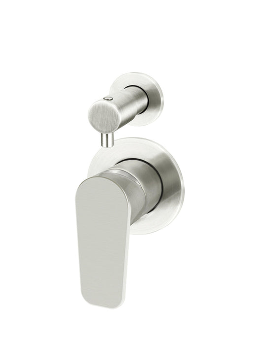 Round Diverter Mixer Paddle Handle Trim Kit (In-Wall Body Not Included)  - Brushed Nickel